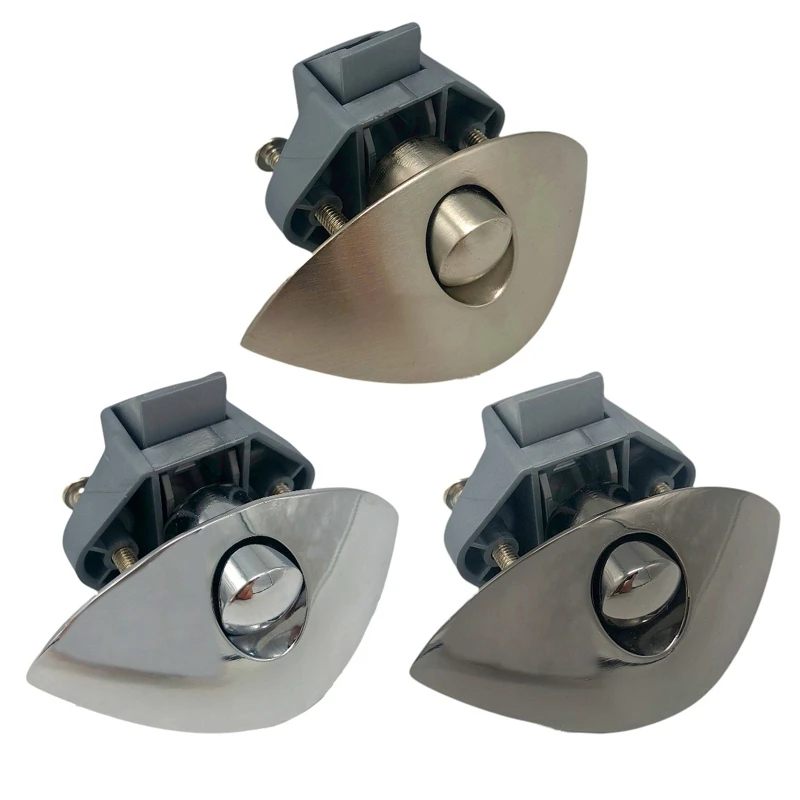 

Diameter 20mm Camper Car Half-moon Push Lock RV Caravan Boat Drawer Latch Button Locks For Furniture Hardware