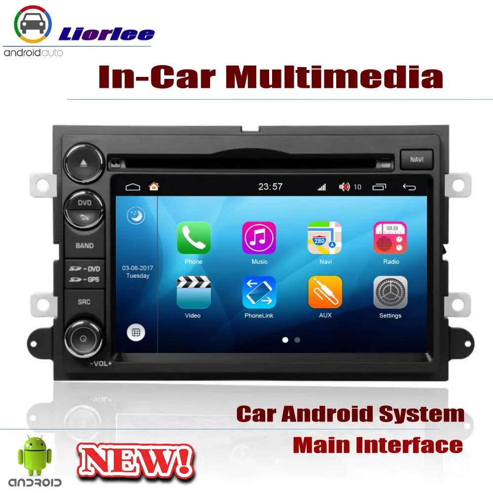 Для Ford Explorer 2006-2010 автомобильный Android мультимедийный DVD-плеер GPS навигация DSP стерео