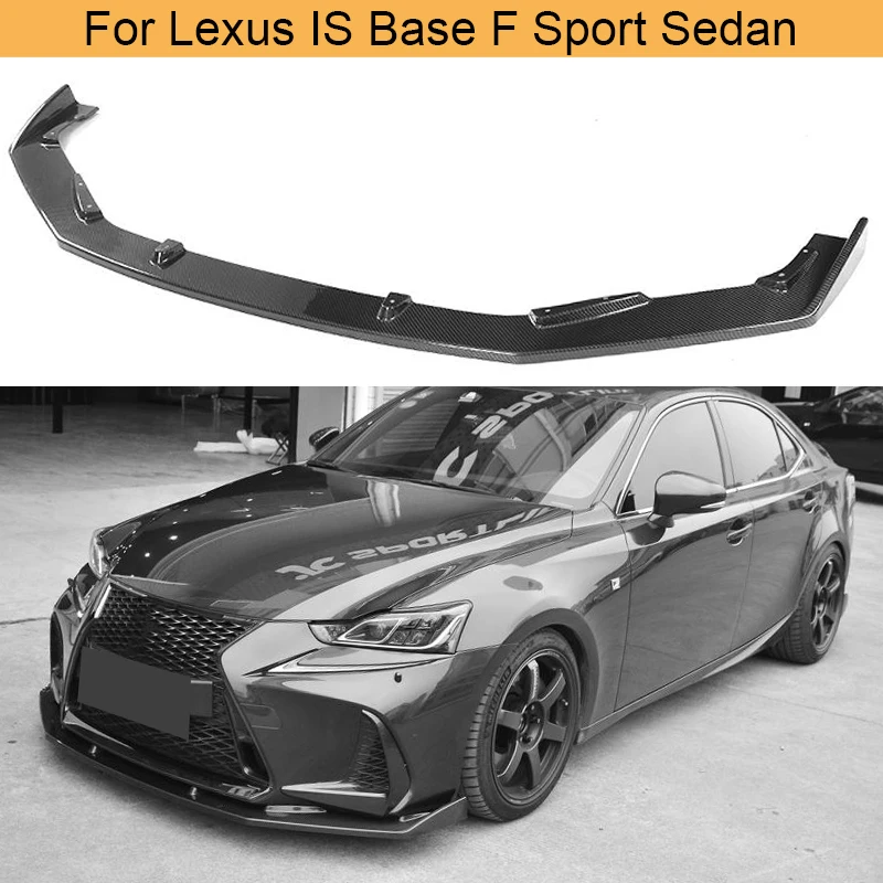 Углеродное волокно передний бампер спойлер подбородка для Lexus IS300 IS350 основание F