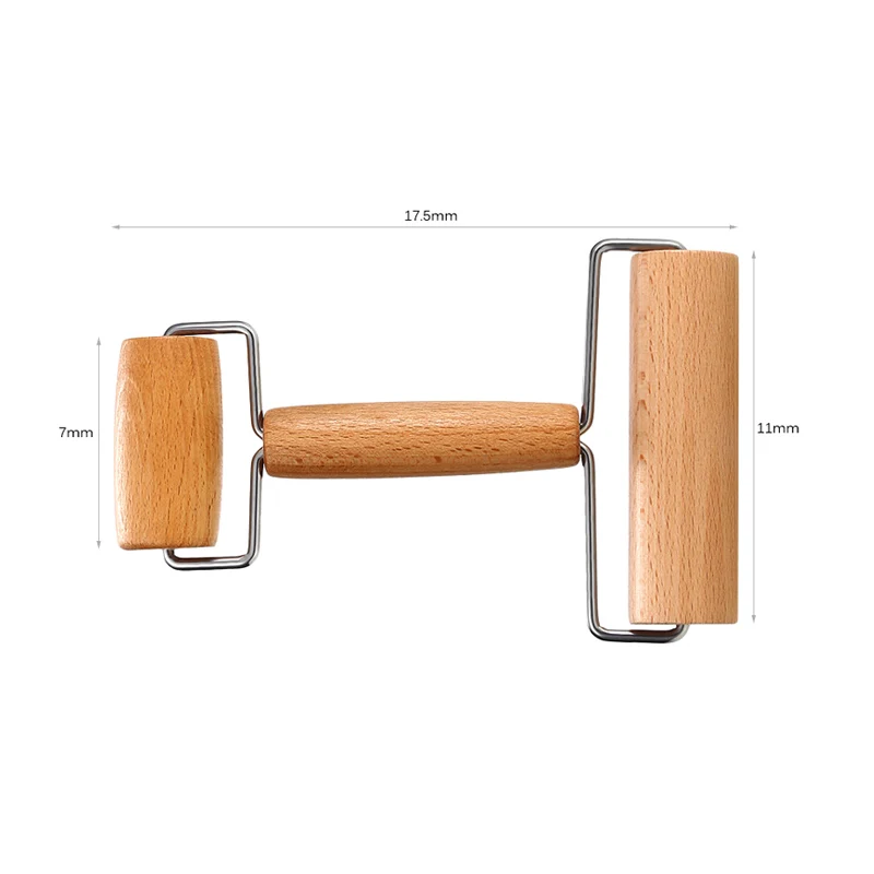 Pastry Wooden Rolling Pin Pizza Dough Roller Home Kitchen Pie Bread Baking Tool JS23