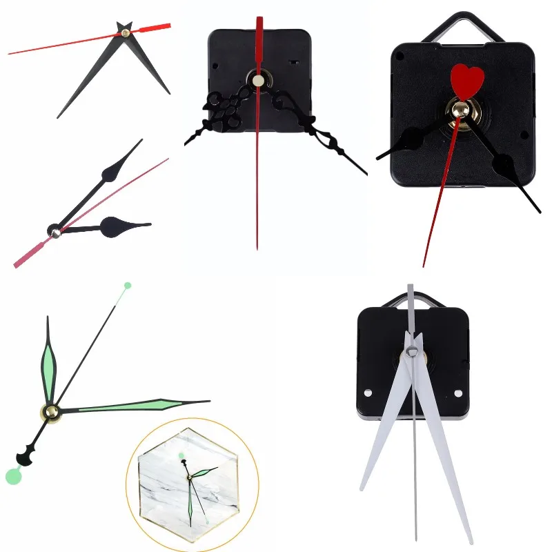 DIY части механизма часов классические подвесные черные кварцевые часы настенные