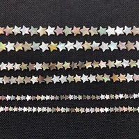natural shell loose beads five pointed star black shell fashion shell beads diy jewelry making necklace earrings accessories