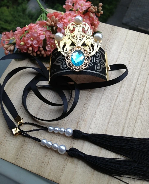 12 видов стилей Китайский традиционный ханьфу Корона головной убор с лентой