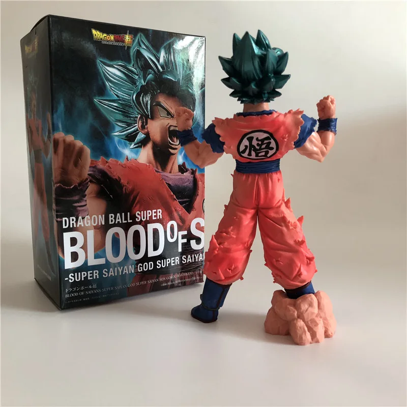 

Japanese Anime Figure Blue Hair Saiyan Outbreak Of Battle Damage Form In Bag PVC Action Figure Toys Dolls Boutique Ornaments