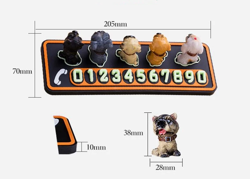 Автомобильная наклейка светящаяся резиновая фототабличка с номером для Audi BMW TOYOTA