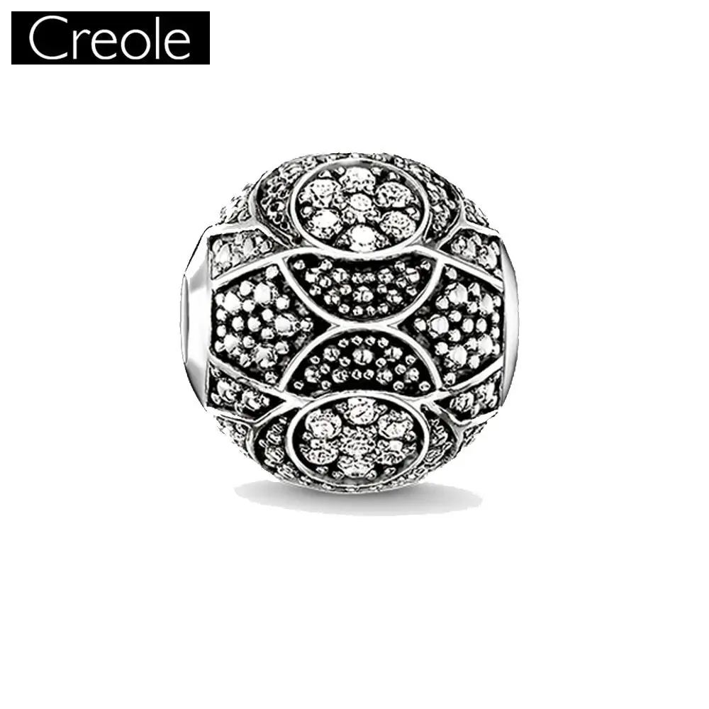 

Bead Charm Black Crushed, Europe Silver Crimp Jewelry Findings Component For Women Men Gift Fit Karma Bracelet Necklace