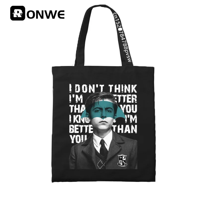 

The Umbrella Academy Girl Printing Shoulder Canvas Bags New Fashion Beautiful Harajuku Streetwear Handbags Wallet Women New Bag
