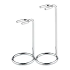 Картридж для бритья для мужчин, металлическая подставка для кистей для бритья, хромированное серебро, картридж для Набор для бритья и бороды, легкое Бритье