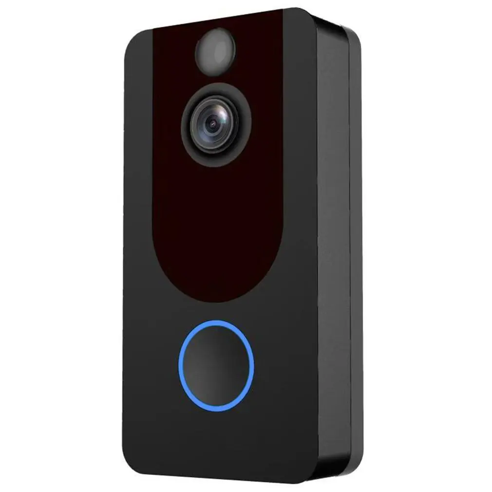 V7 HD 1080P смарт WiFi видео дверной звонок камера визуальный домофон с колокольчиком ночного видения IP дверной звонок беспроводная камера безопасности