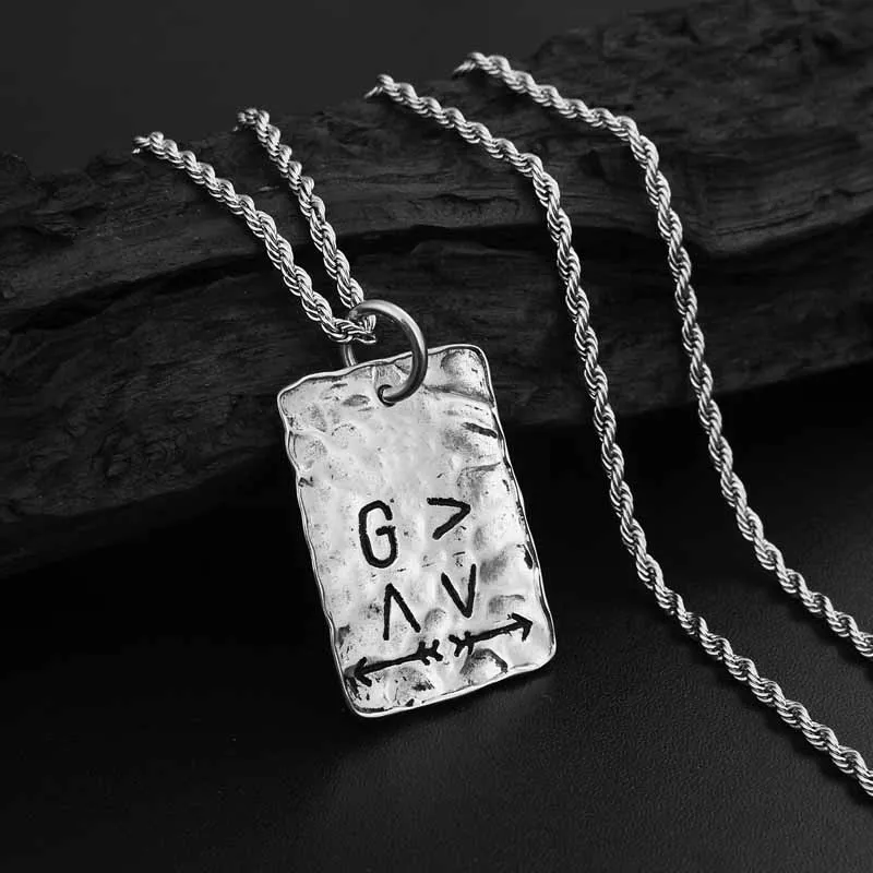 Ожерелье Valily из нержавеющей стали превосходное мужское ожерелье с подвеской