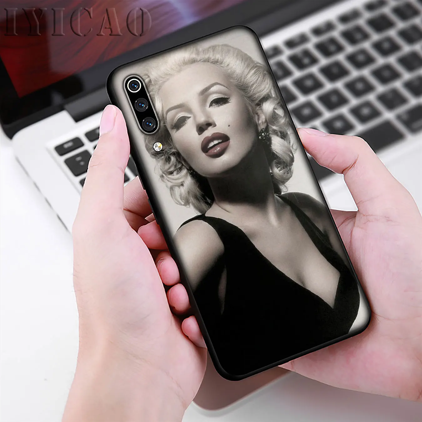 IYICAO Marilyn Monroe Soft Silicone Phone Case for Xiaomi Mi 10 9 9T A3 Pro 8 SE A2 Lite A1 CC9 CC9E 6 pocophone f1 Mi10 Cover | Мобильные - Фото №1