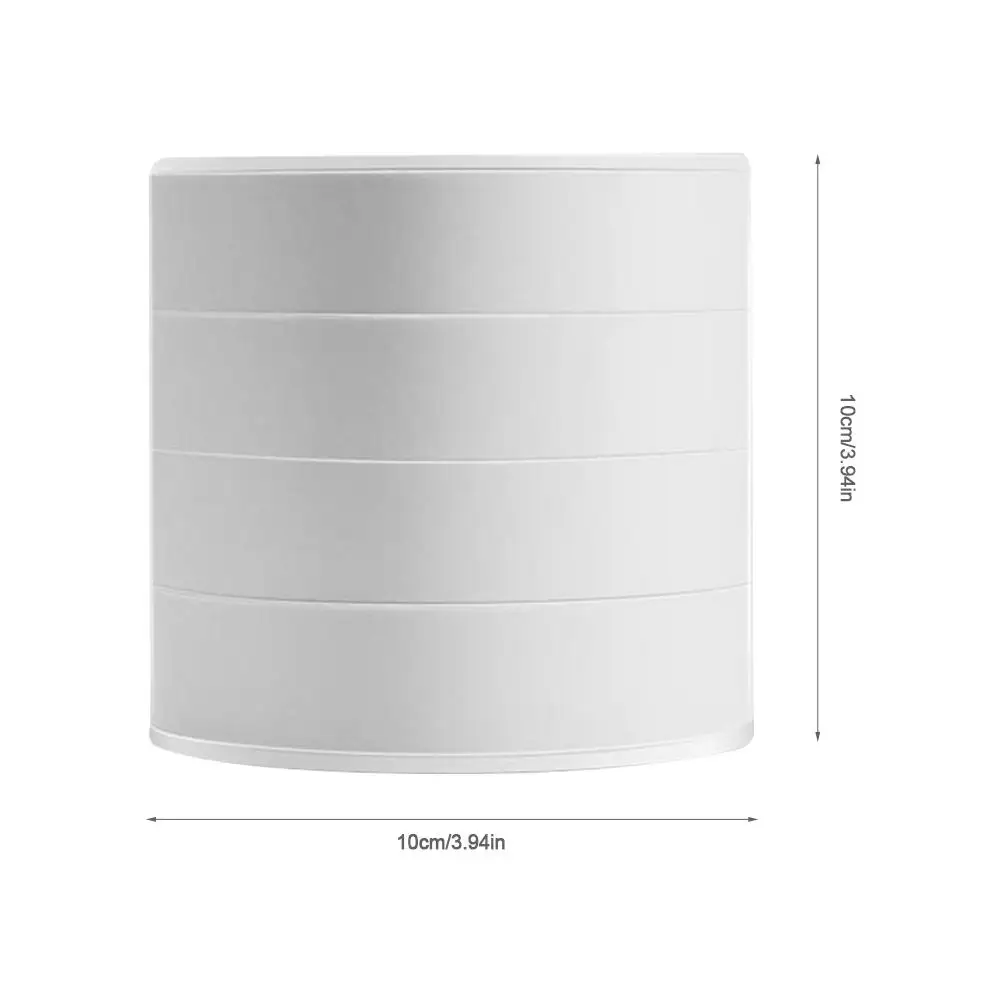 

4-floors New Jewelry Box Large Capacity Leather Storage Jewelry Box Earring Ring Necklace with Mirror Watch Jewelry Organizer