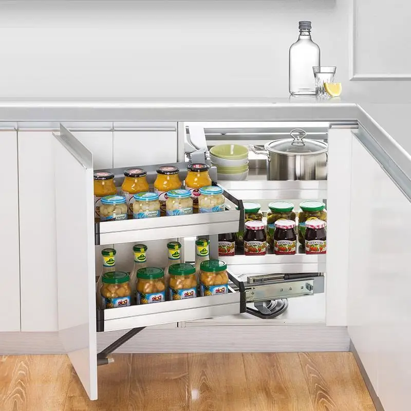 Для Keuken Organizar блюдо Cucina Cestas Corredera кухонная стойка из нержавеющей стали Cozinha кухонная корзина для шкафа