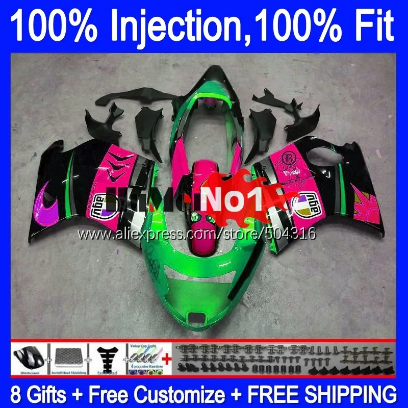 

CBR1100 XX для HONDA Blackbird CBR 1100XX 96 93MC.113 CBR1100XX 2002 2003 2004 2005 2006 2007 02 03 05 06 07 обтекатель акулы зеленого цвета