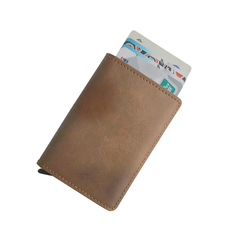 Новой кредитной держатель для карт Для мужчин женщин Автоматический алюминиевый