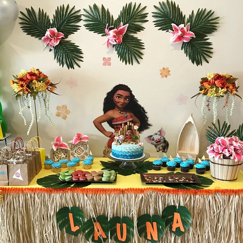 24/36/48/60 шт реального касания Искусственный черепаха листьев пластиковая Пальма