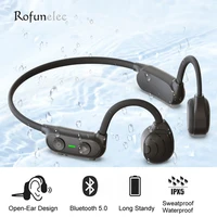 headset bone conduction earhook wireless bluetooth headphone sport earphone waterproof for sports running cyclist driver jogging