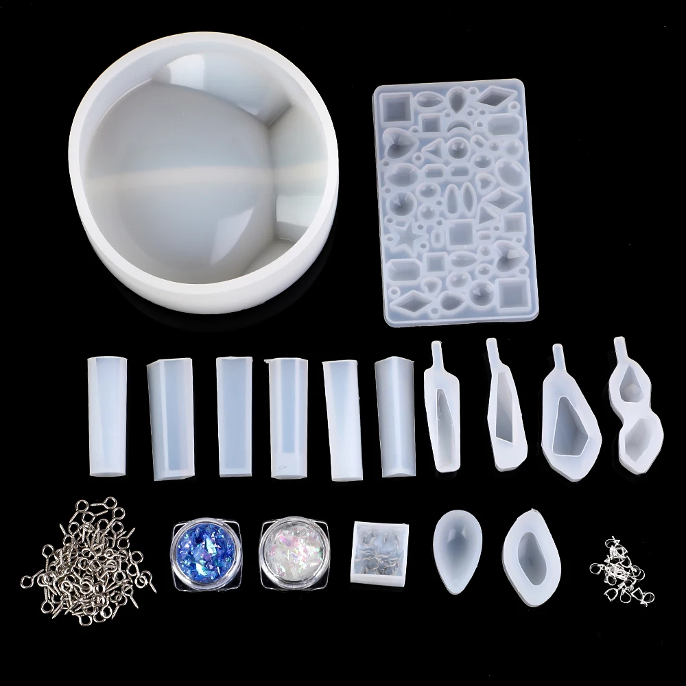 121 шт. комплект пресс форм для литья кремния пепельница разноцветная форма с