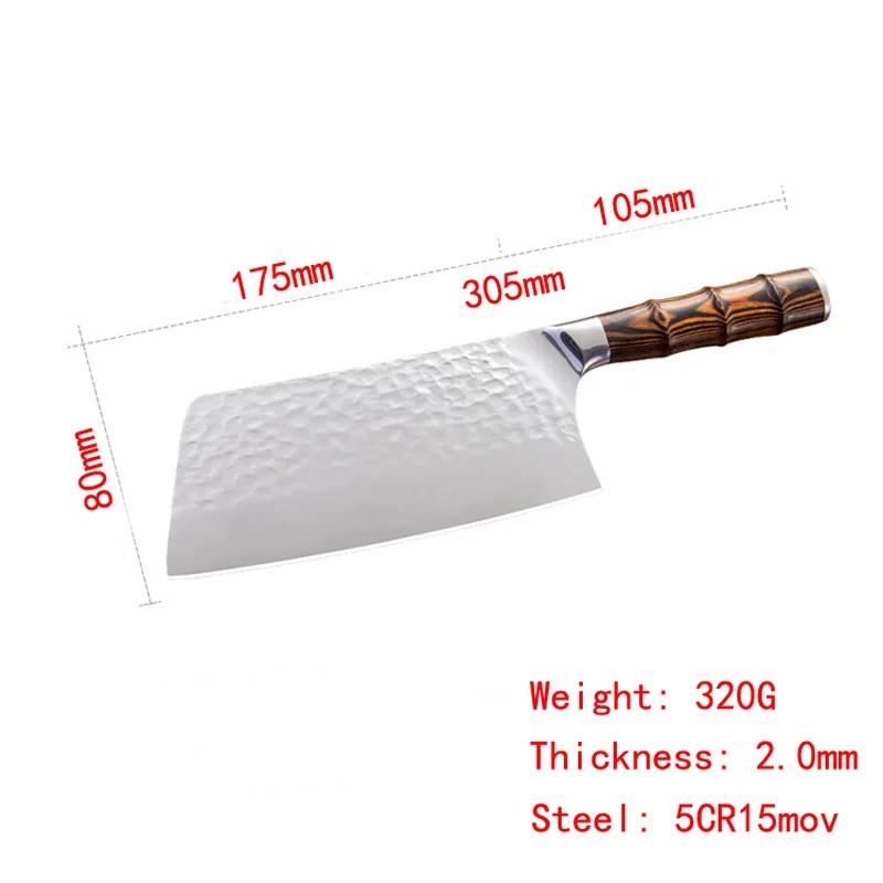 Slicing knife Кухонный нож 8 дюймов профессиональные японские ножи шеф-повара 5CR15 440C высокоуглеродистой нержавеющей стали нож для резки мяса нож сантоку - Цвет: Slicing knife