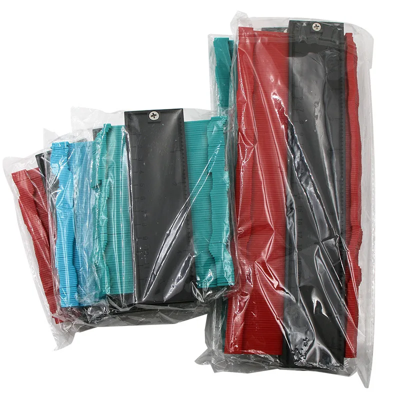 

12/25CM Contour Plastic Profile Gauge Duplicator Copy Contour Tile Excellent ABS Plastics Prolonged Durable Woodworking Tools