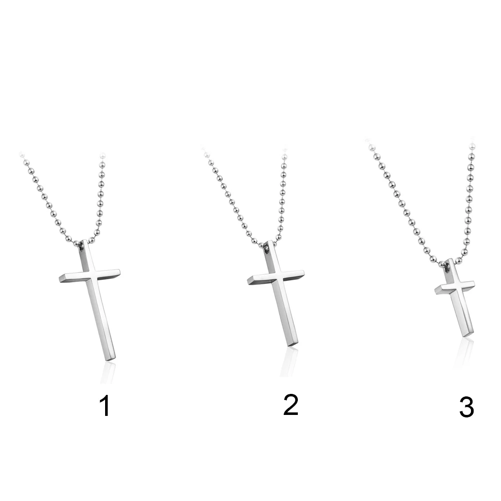 Fashion Titanium Steel Jewelry Men Cross Necklaces &amp Pendants JS26 | Украшения и аксессуары