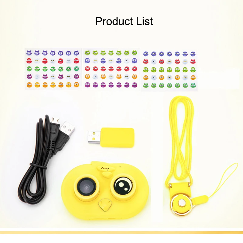 Мультяшная цифровая детская мини камера с экраном 2 0 дюйма Wifi HD маленькая SLR