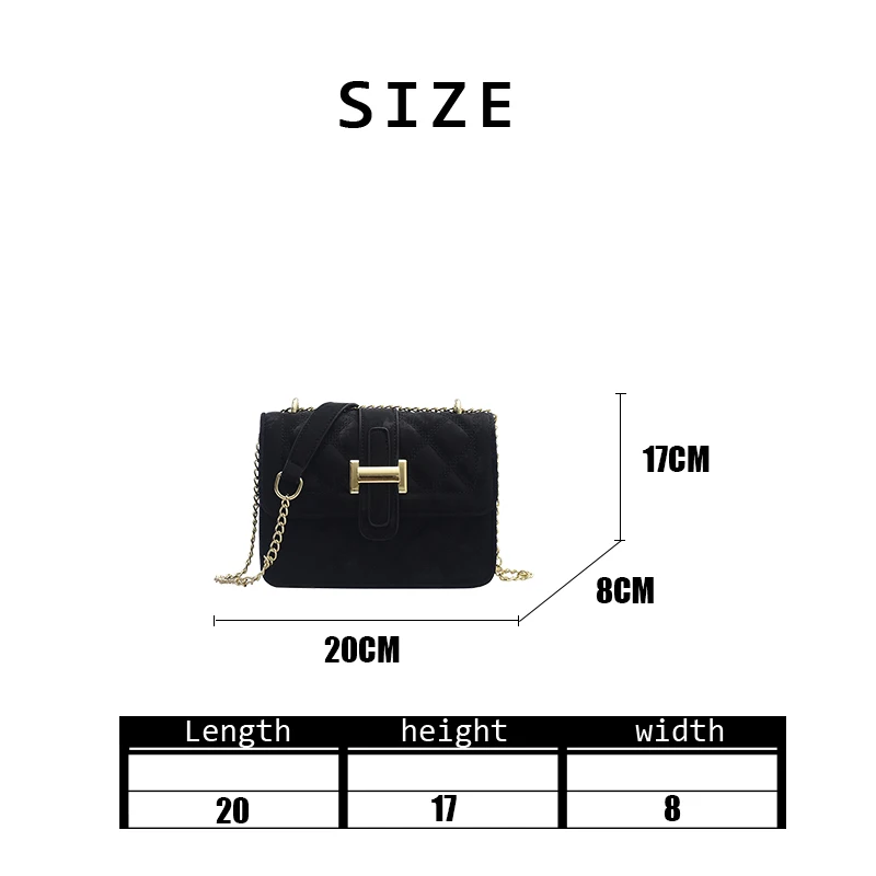 

Women Plush Small Square Bag Ladies Synthetic Suede Fashion Casual Autumn Winter Versatile Rhombic Lattice Single Shoulder Bag