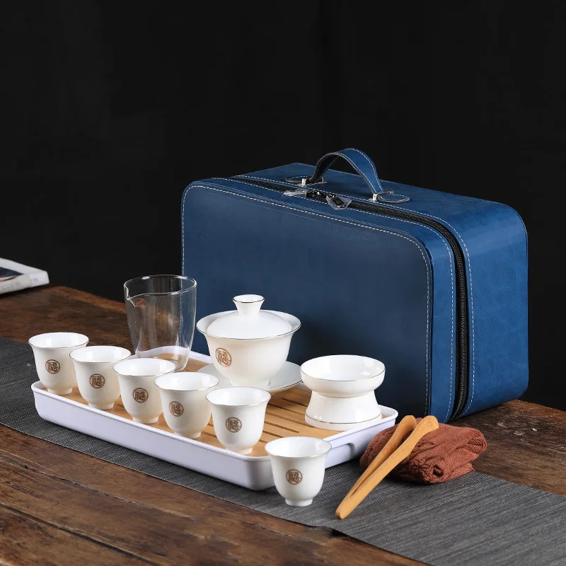 Набор для китайской чайной церемонии высококачественный керамический чайник