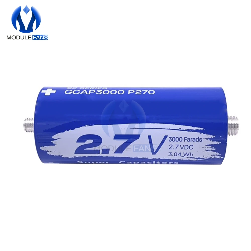 2,7 V 3000F сверх яркий конденсатор 136*60 мм длинная ножка 2.7V3000F супер конденсатор для автомобиля авто блок питания