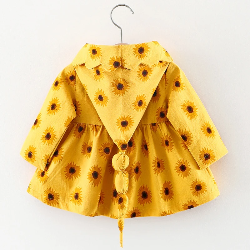 Ветровка для девочек на возраст 1-4 года с цветочным принтом | Детская одежда и