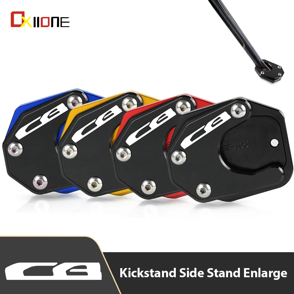 

Motorcycle Foot Side Stand Pad Plate Kickstand Enlarger For Honda CB500 X F CB150R CB300 R F CB 400 CB 300 600 650 900 F Parts