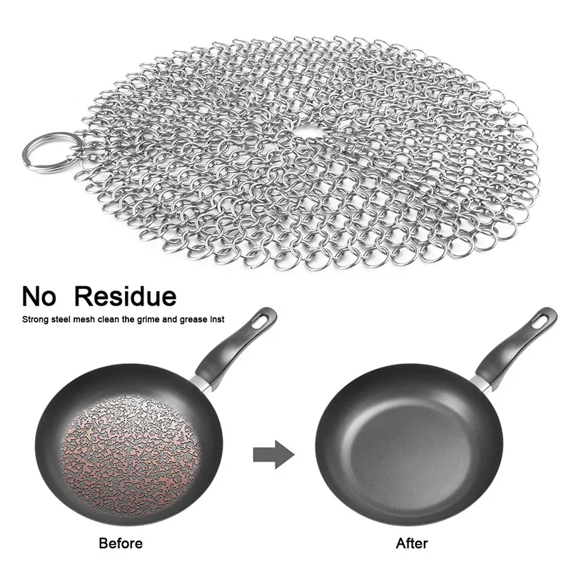 4 дюйма чугун очиститель Кухня ржавый горшок кастрюли поломоечная машина Сталь