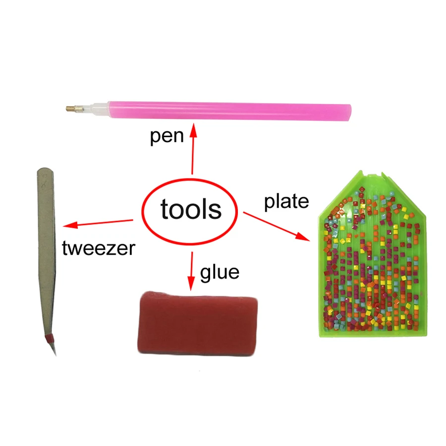 5D квадратная алмазная живопись Набор для вышивки крестиком картина алмазной