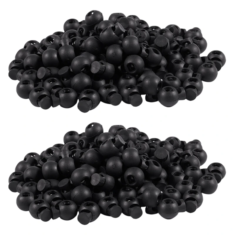 

Фиксатор шнура «сделай сам», черный пластиковый Соединительный шнур, стопор, крышка переключателя, 200 шт.