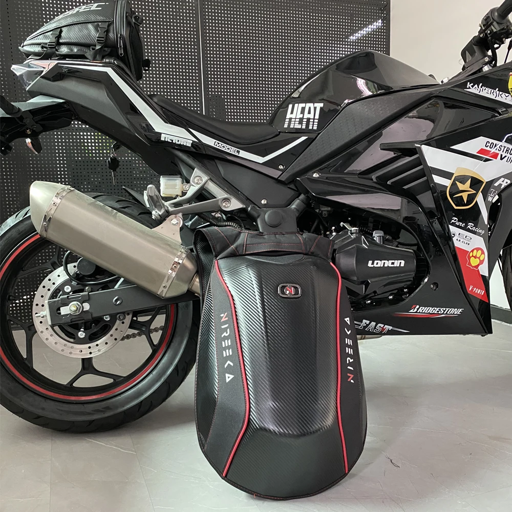 Мотоциклетная сумка для шлема водонепроницаемая вместительная Светоотражающая