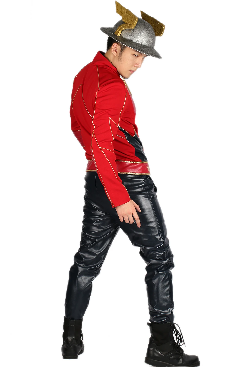 X-COSTUME распродажа 45% скидка флэш сезон 2 Джей костюм garrick для косплея и Хэллоуина подарок для фанатов высокого качества