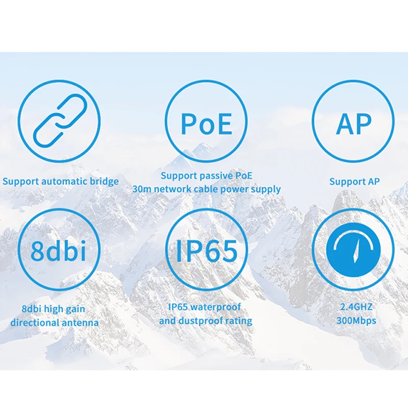 Наружная точка-точка JSMAX JSO1 8dBi CPE 500 м беспроводная точка доступа легкая для