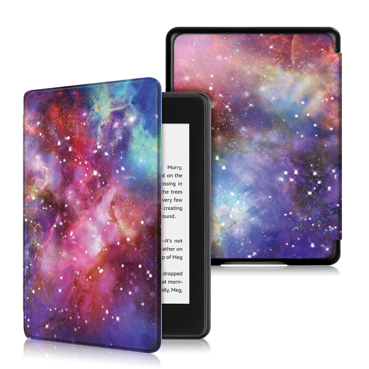 Kindle Paperwhite 2018 чехол Чехол с принтом из искусственной кожи Slimshell для Amazon 4 10th