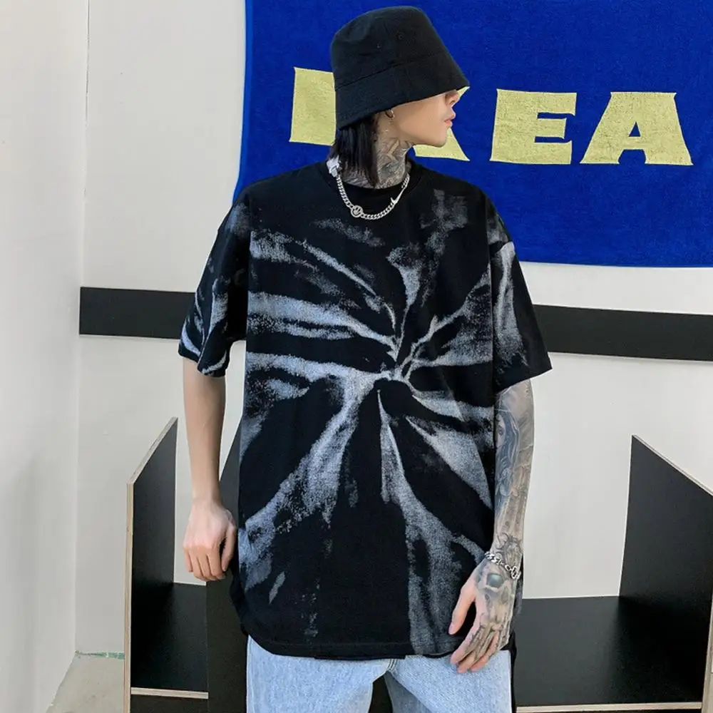 2020 новый дизайн в спираль галстук краситель футболки уличная хип хоп панк Рок