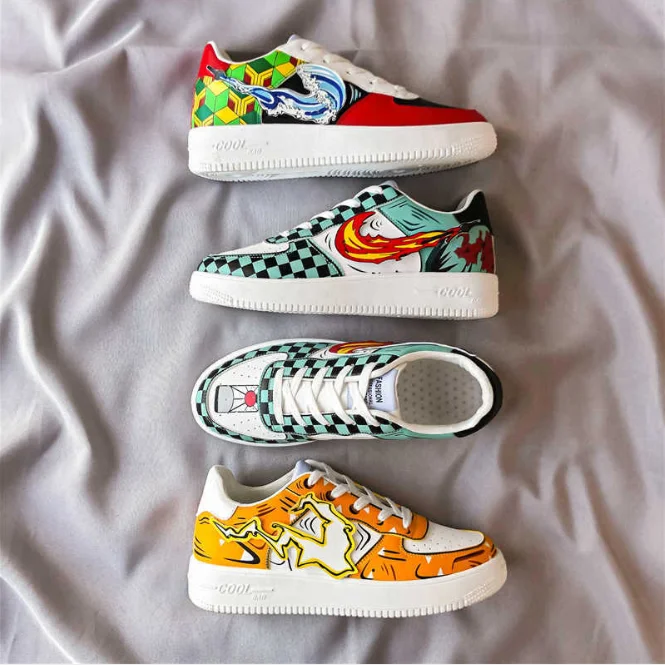

Men's casual canvas shoes fashion all-match cartoon sports shoes summer sports shoes casual shoes mens flat shoes Zapatos Hombre
