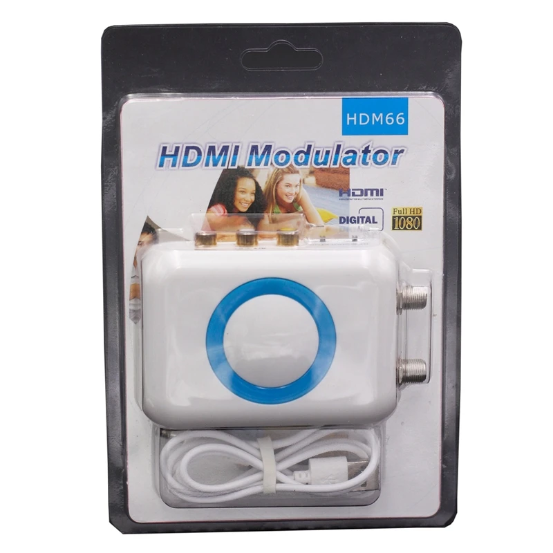 HDM66 модулятор HD цифровой RF HDMI портативный | Компьютеры и офис