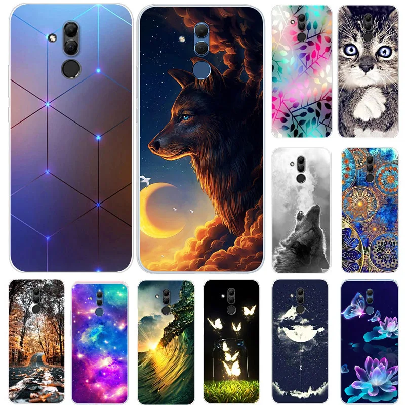 Чехол для Huawei Mate 20 Lite Мягкая силиконовая задняя крышка чехол телефона Mate20 Mate20Lite