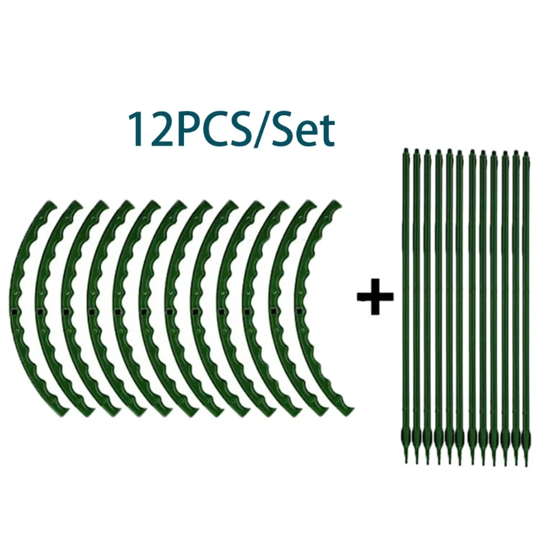 

Plant Support Stake Garden Flower Half Round Plants Cage Holder Climbing Trellis