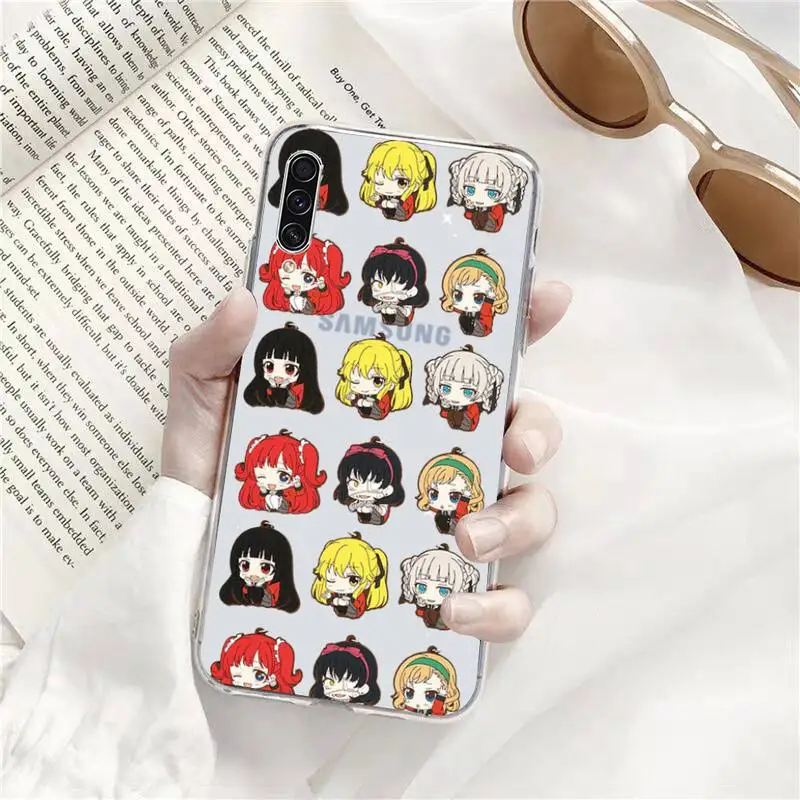 

Kakegurui Jabami Yumeko Phone Case Transparent for Samsung s9 s10 s20 Huawei honor P20 P30 P40 xiaomi note mi 8 9 pro lite plus