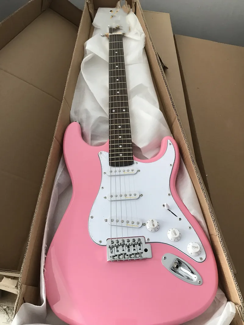 Бесплатная доставка высокого качества 6 аккорд ST электрогитара гарантия