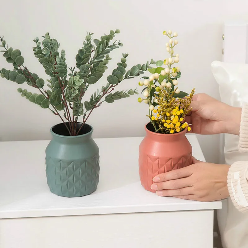 Простая пластиковая ваза Новая креативная сухая и влажная в скандинавском стиле