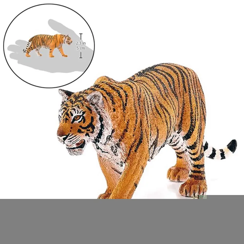 Фигурки тигра модель животного Дикая жизнь развивающая фигурка для домашнего