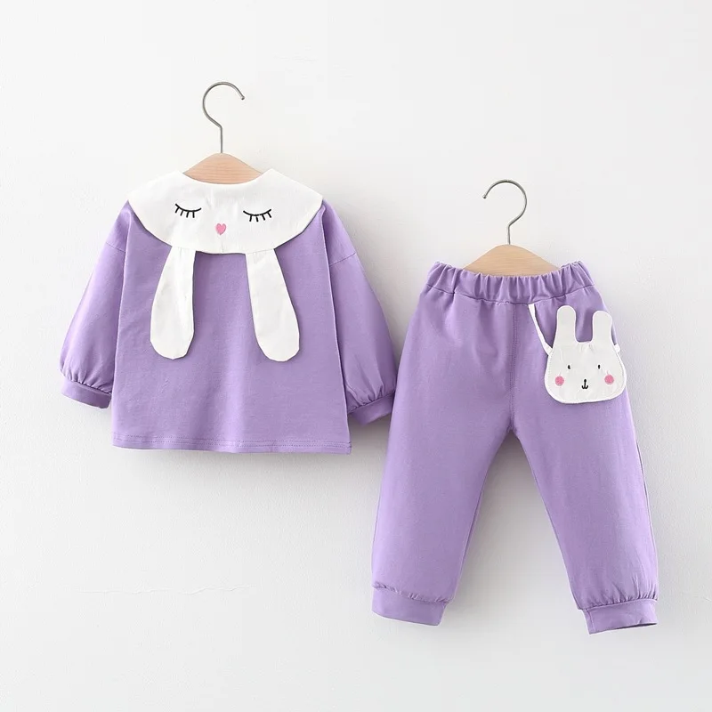 Комплект спортивной одежды для маленьких девочек спортивная одежда Спортивный