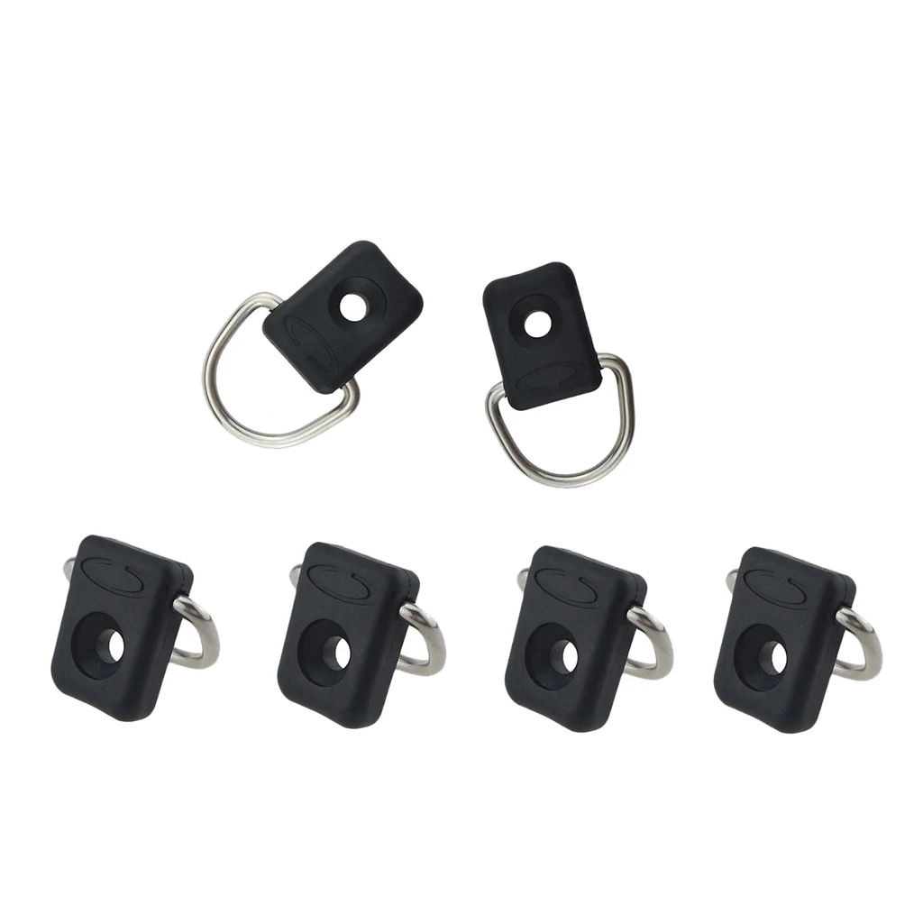 Каяк Рыбалка такелаж D кольцо с M6 Винт для черного каноэ комплект