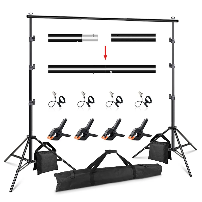 Фон для фотостудии подставка зеленый экран система поддержки хромакей фоторамка